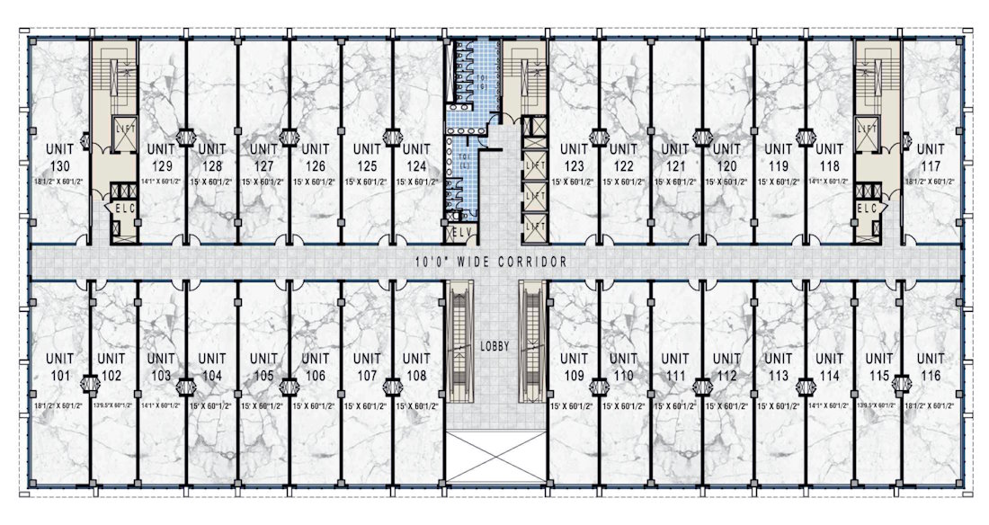 First Second Third floor plan